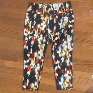 Xersion Multicolor Abstract Joggers